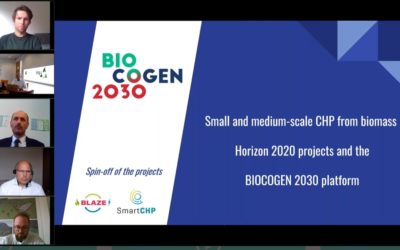 The first webinar of the  stakeholder platform BIOCOGEN 2030